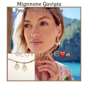 Mignnone Gavigia Pearl Drop Earrings
